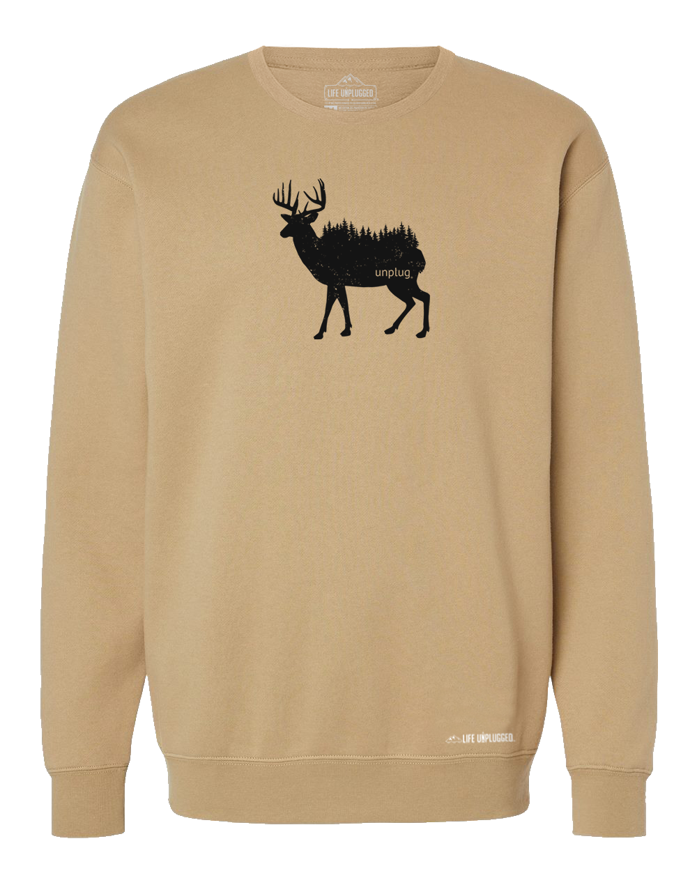 Deer In The Trees Heavyweight Crewneck Sweatshirt