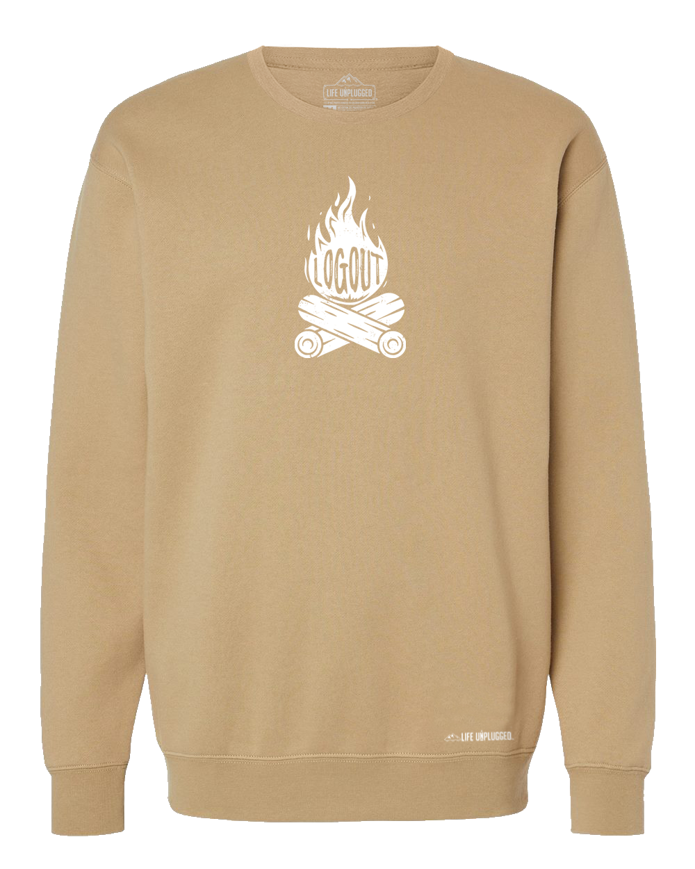 Log Out Campfire Heavyweight Crewneck Sweatshirt