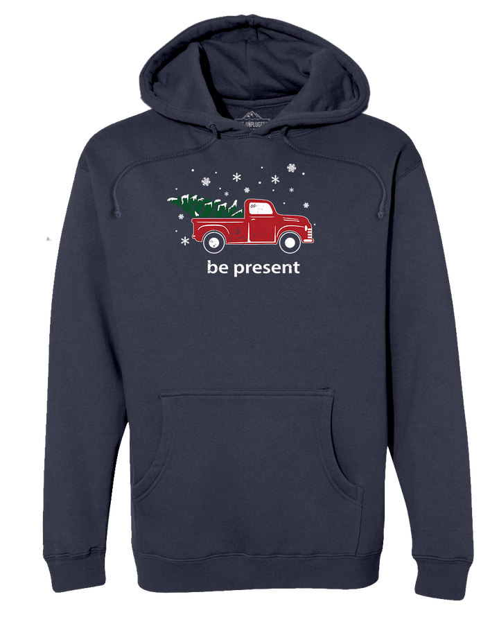 Christmas Tree Truck Heavyweight Hoodie