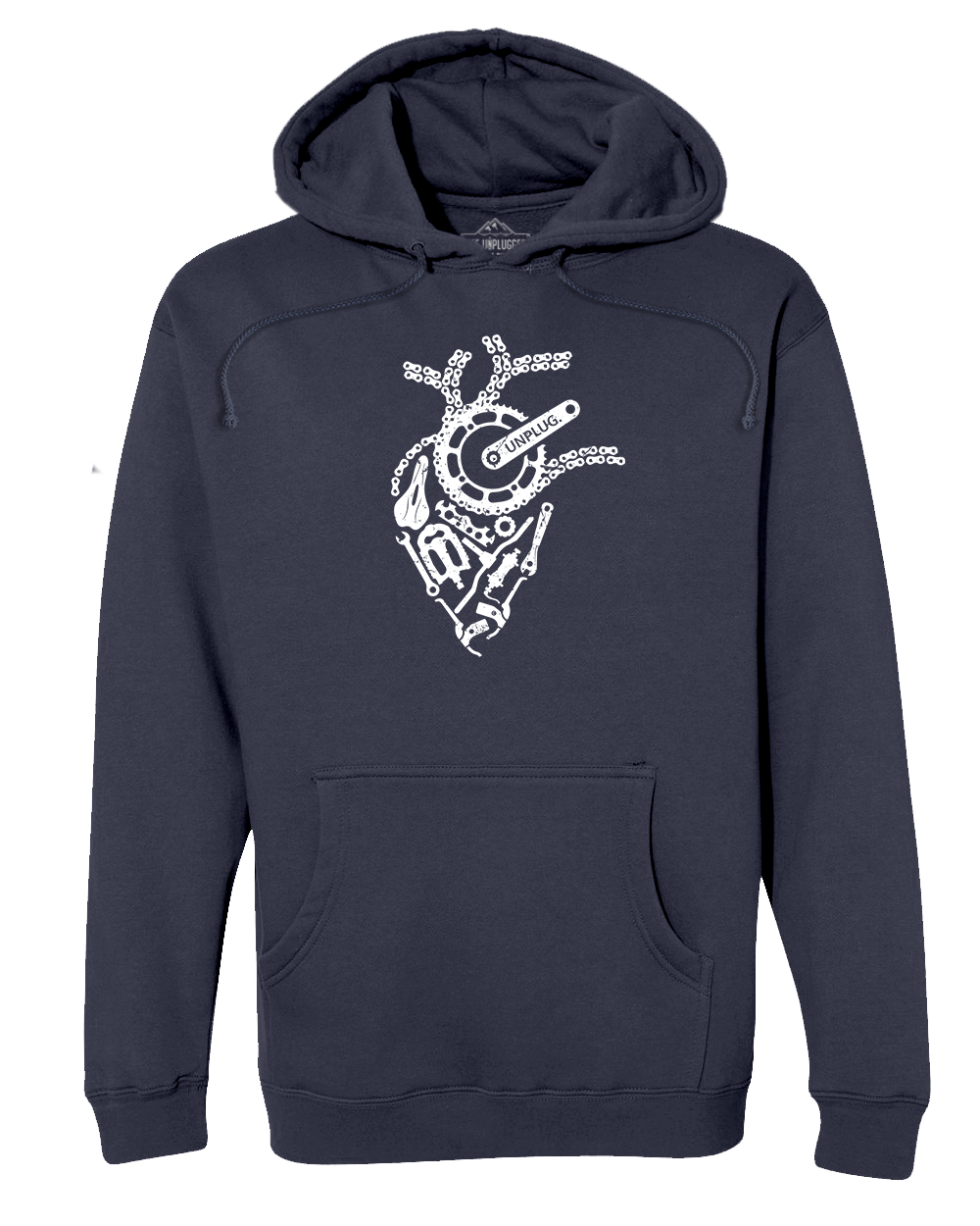 ANATOMICAL HEART (BICYCLE PARTS) Heavyweight Hoodie