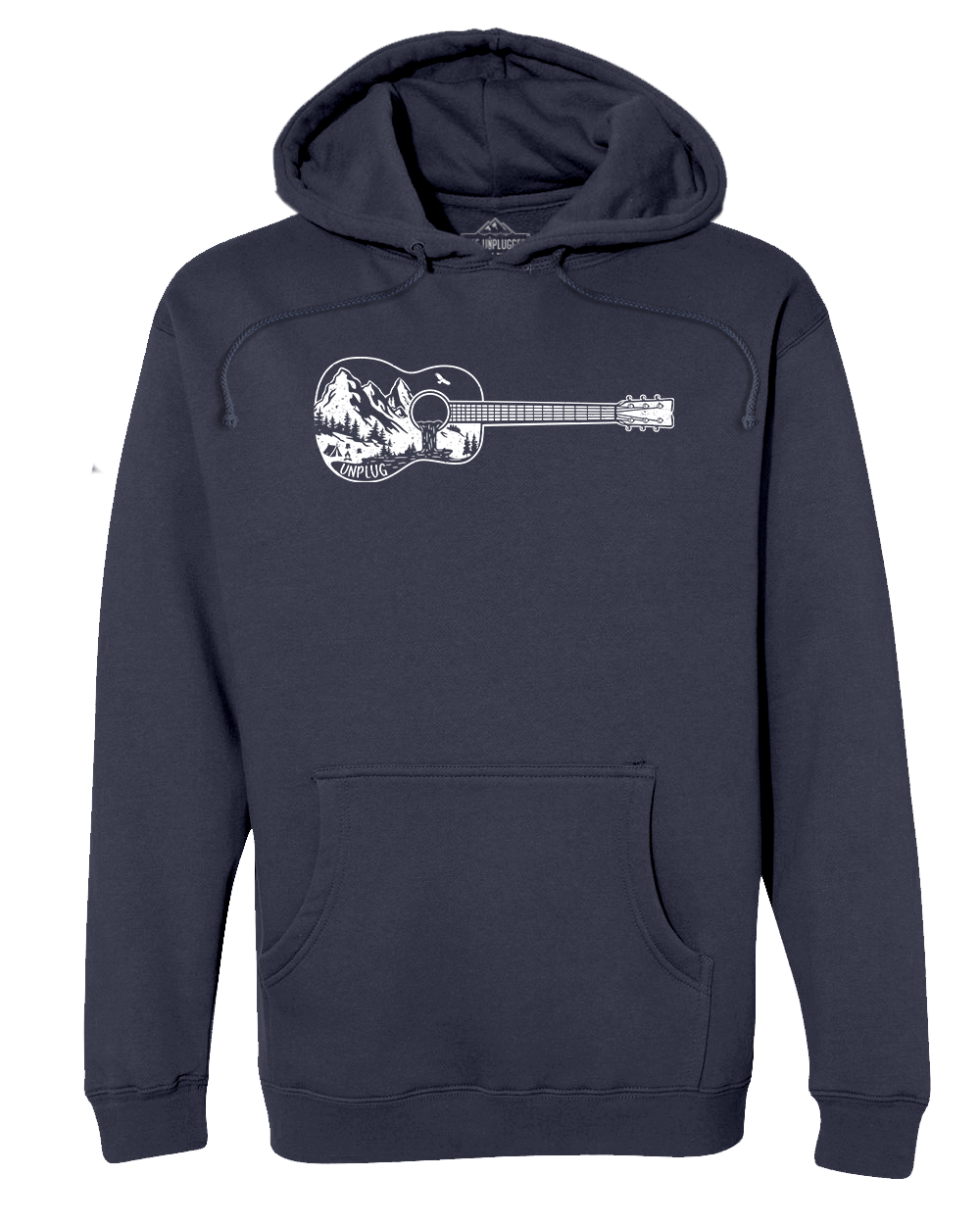 Guitar Mountain Scene Heavyweight Hoodie