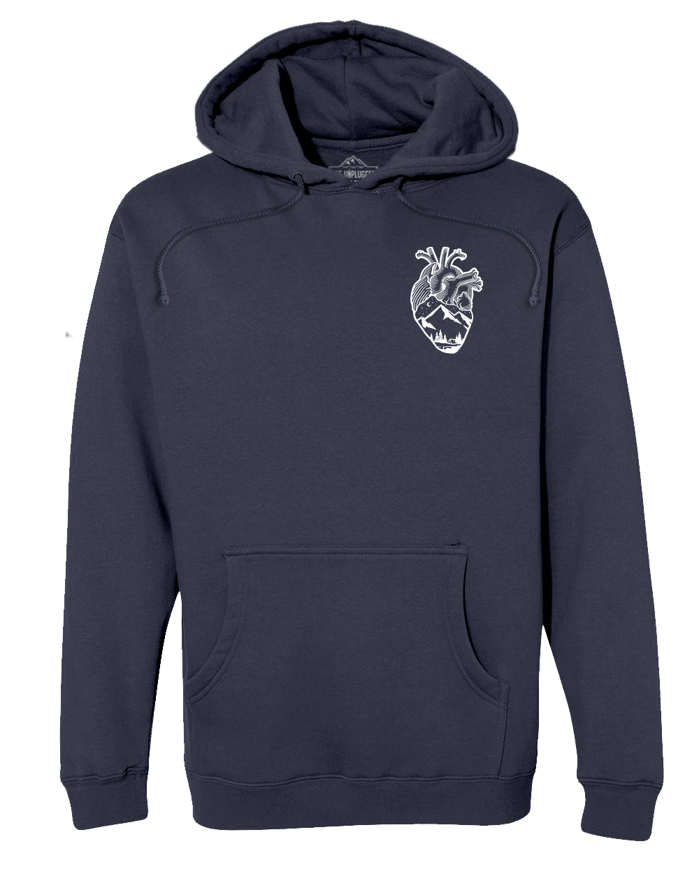 ANATOMICAL HEART (LEFT CHEST) Heavyweight Hoodie