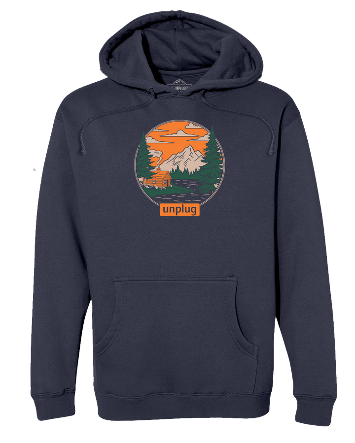 LIMITED DROP! Rustic Mountain Retreat Heavyweight Hoodie