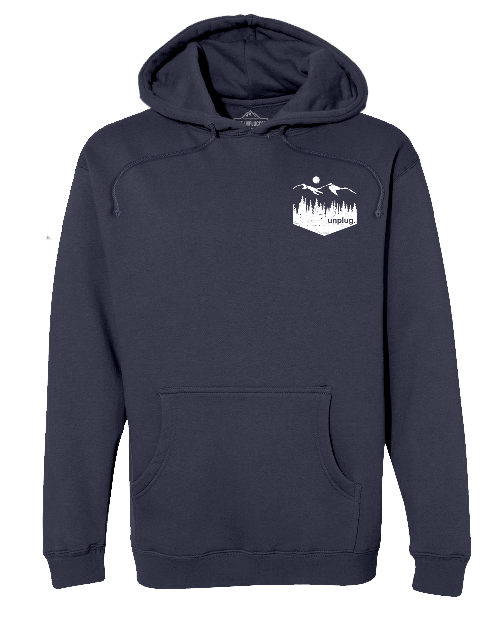 Unplug Mountain Left Chest Pocket Heavyweight Hoodie