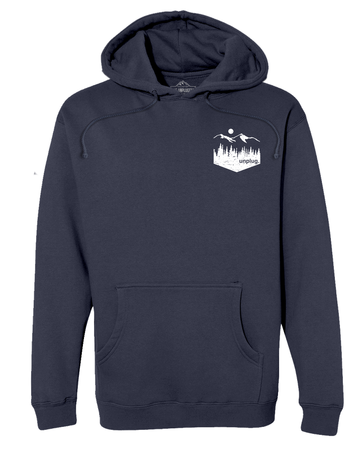 Unplug Mountain Left Chest Pocket Heavyweight Hoodie