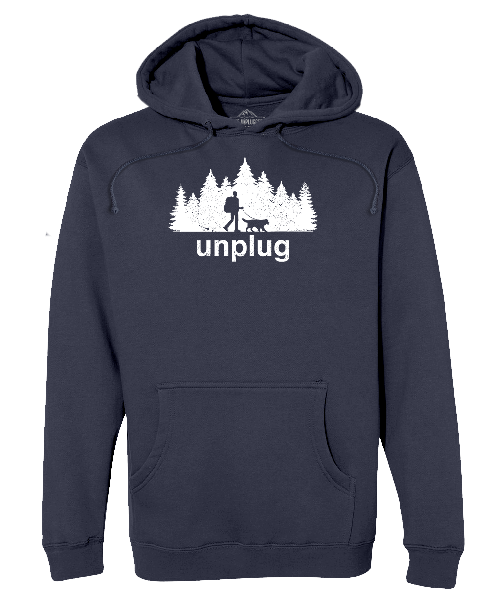 Dog Walks in the Woods Premium Heavyweight Hooded Sweatshirt - Life Unplugged