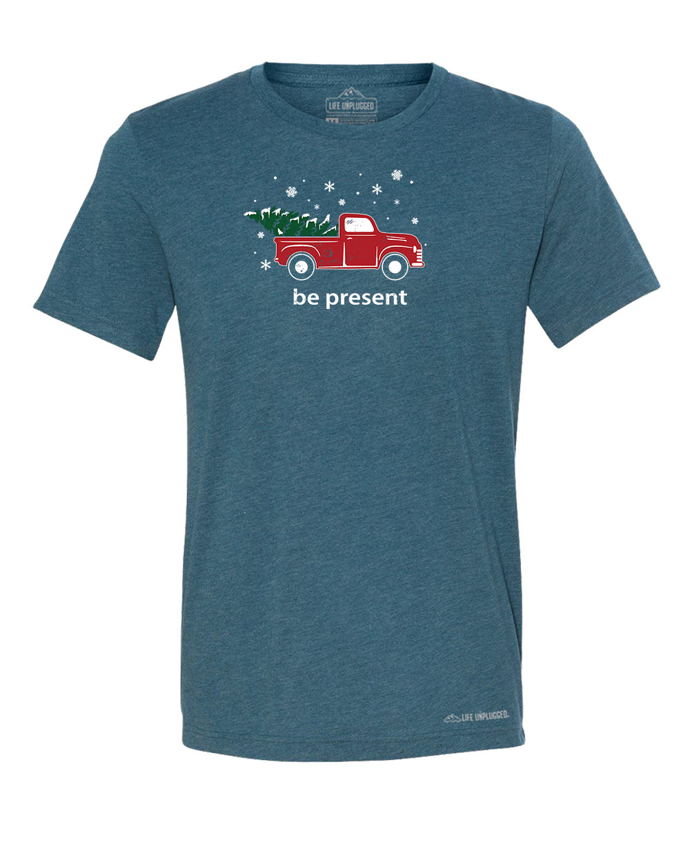 Christmas Tree Truck Triblend T-Shirt