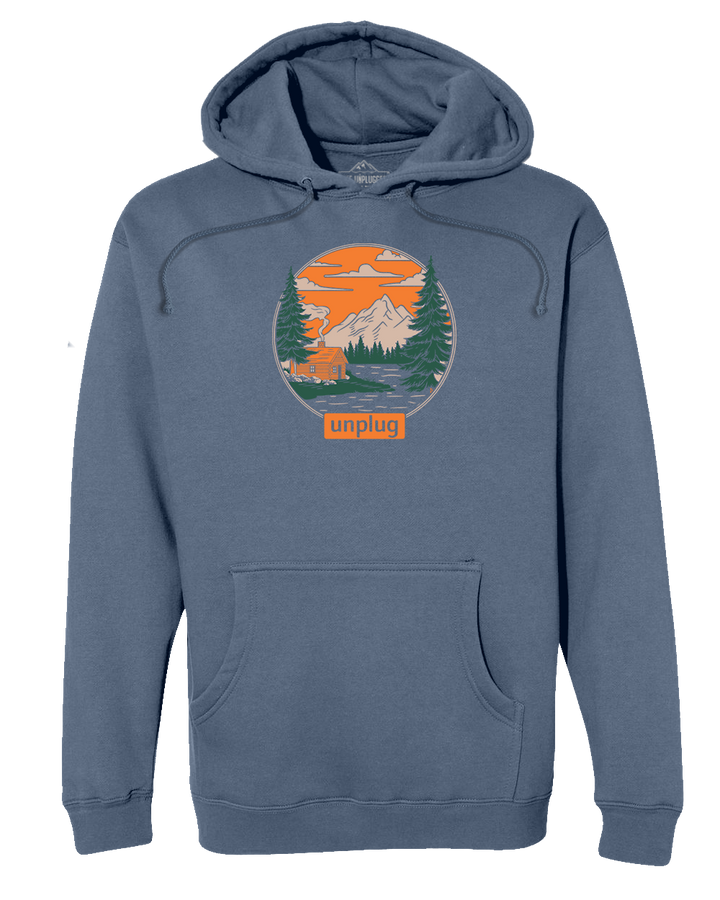 LIMITED DROP! Rustic Mountain Retreat Heavyweight Hoodie