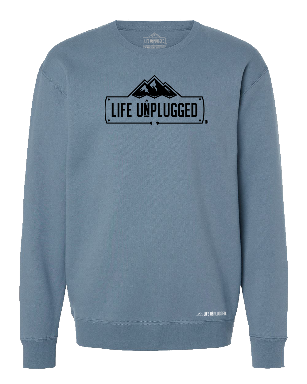 Life Unplugged Logo Heavyweight Crewneck Sweatshirt