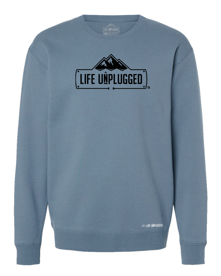 Life Unplugged Logo Heavyweight Crewneck Sweatshirt