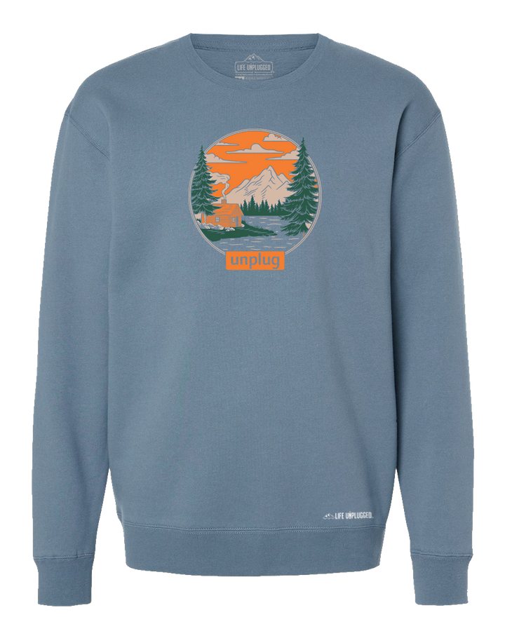 LIMITED DROP! Rustic Mountain Retreat Heavyweight Crewneck Sweatshirt