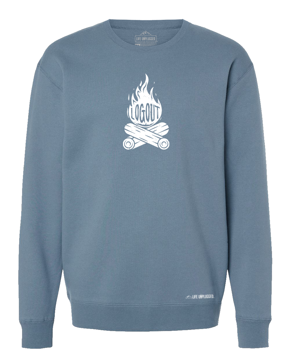 Log Out Campfire Heavyweight Crewneck Sweatshirt