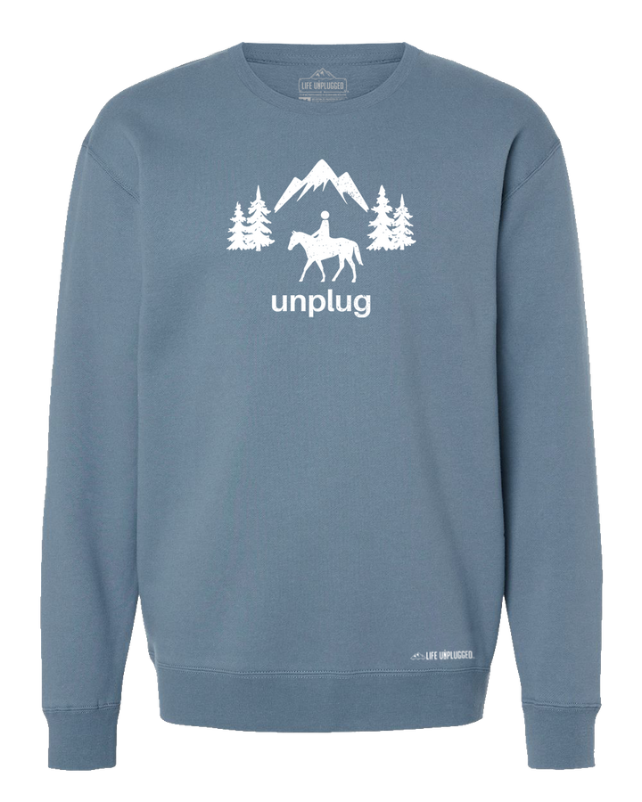 Horseback Riding Heavyweight Crewneck Sweatshirt