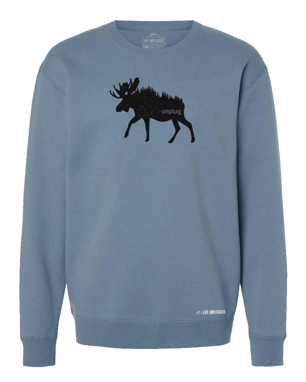 Moose In The Trees Heavyweight Crewneck Sweatshirt