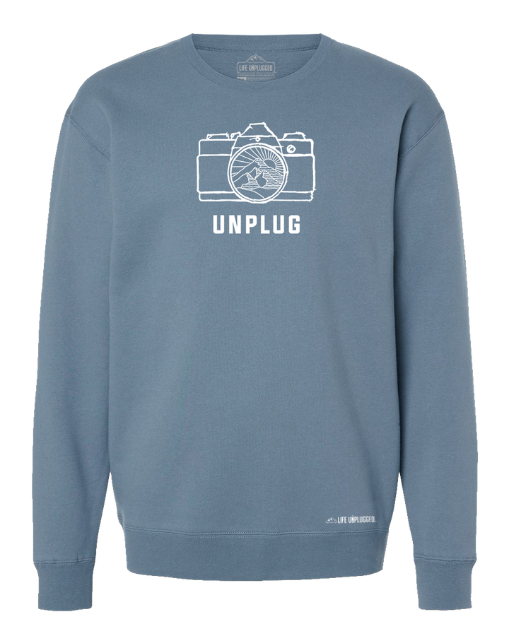 Camera Mountain Lens Heavyweight Crewneck Sweatshirt