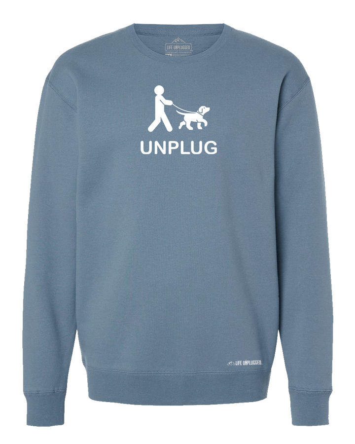 Dog Walking Heavyweight Crewneck Sweatshirt