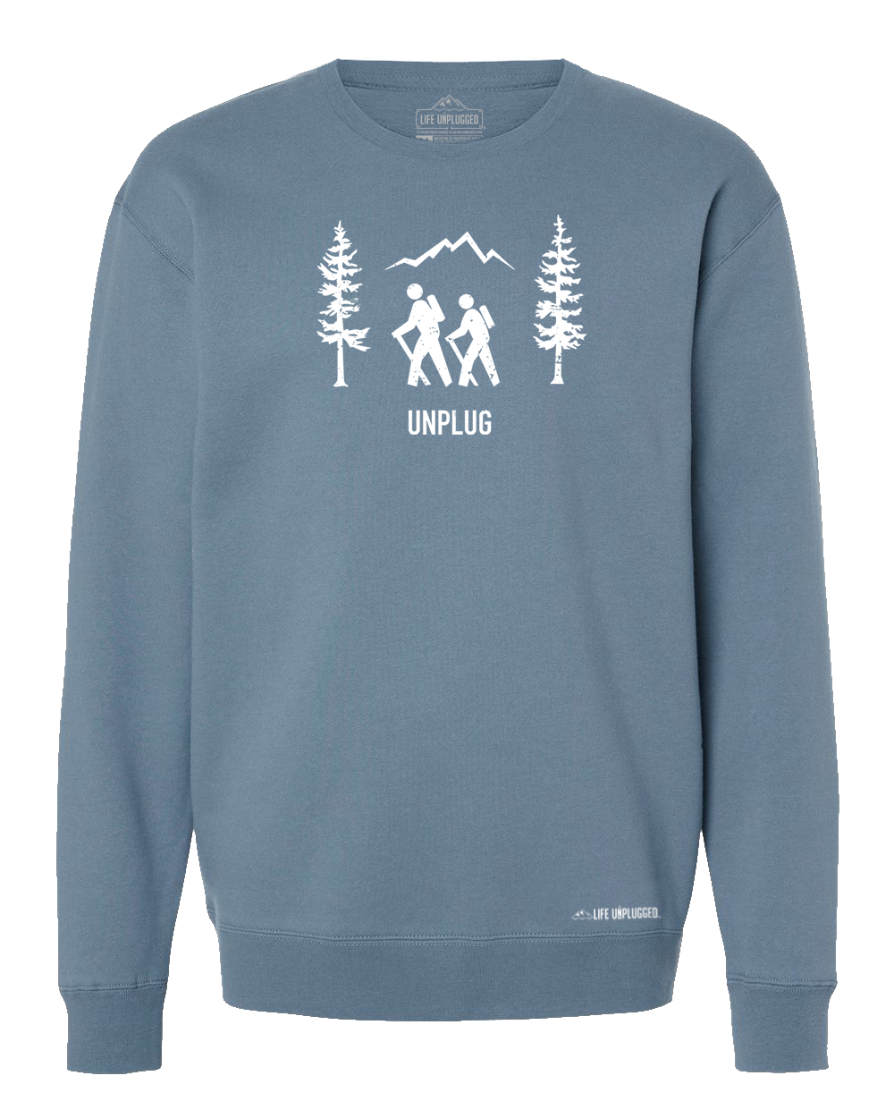 Hiking Scene Heavyweight Crewneck Sweatshirt