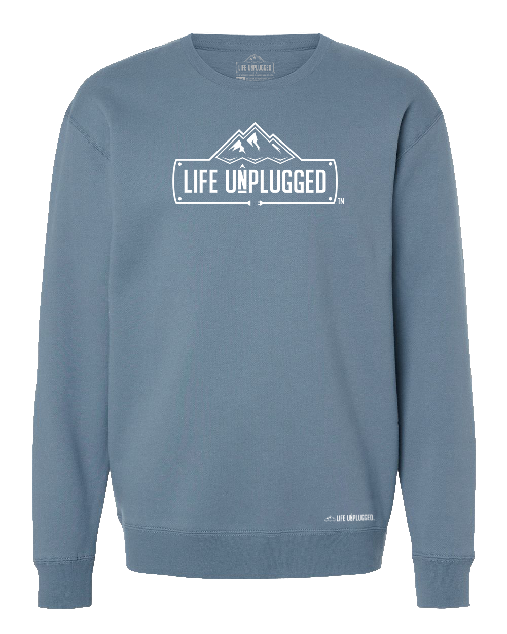 Life Unplugged Logo Heavyweight Crewneck Sweatshirt