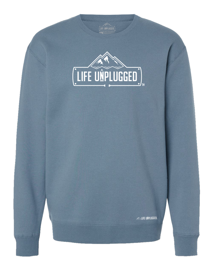 Life Unplugged Logo Heavyweight Crewneck Sweatshirt