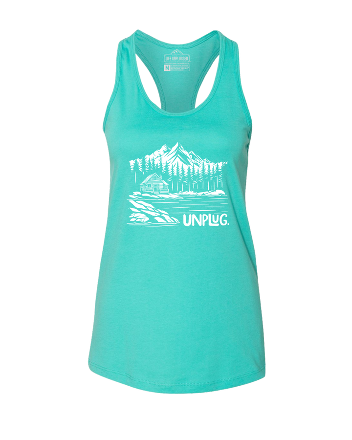 Cabin In the woods Women's Racerback Tank Top