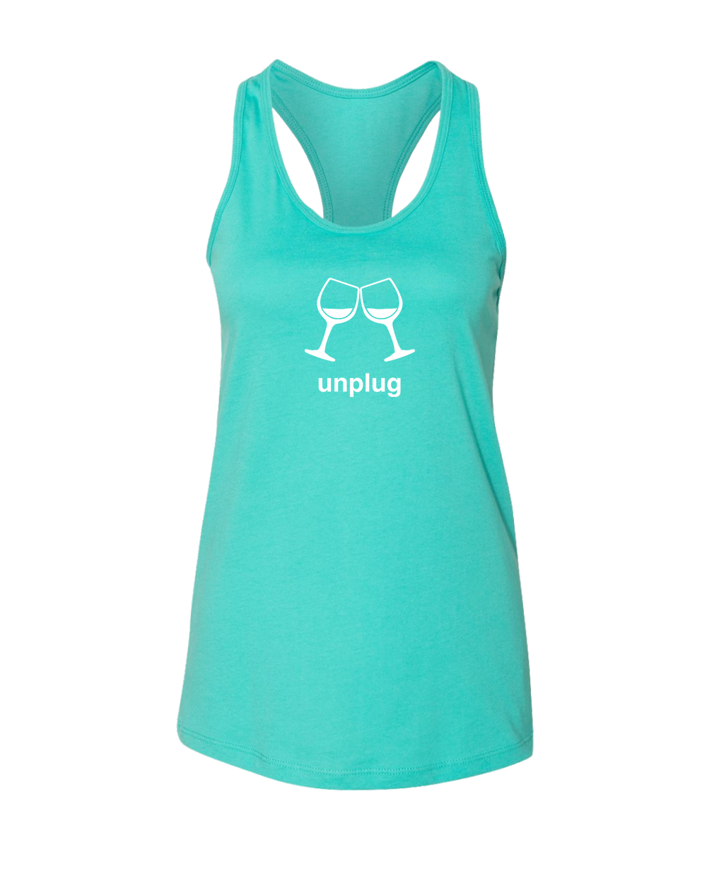 Wine Glass Women's Racerback Tank Top