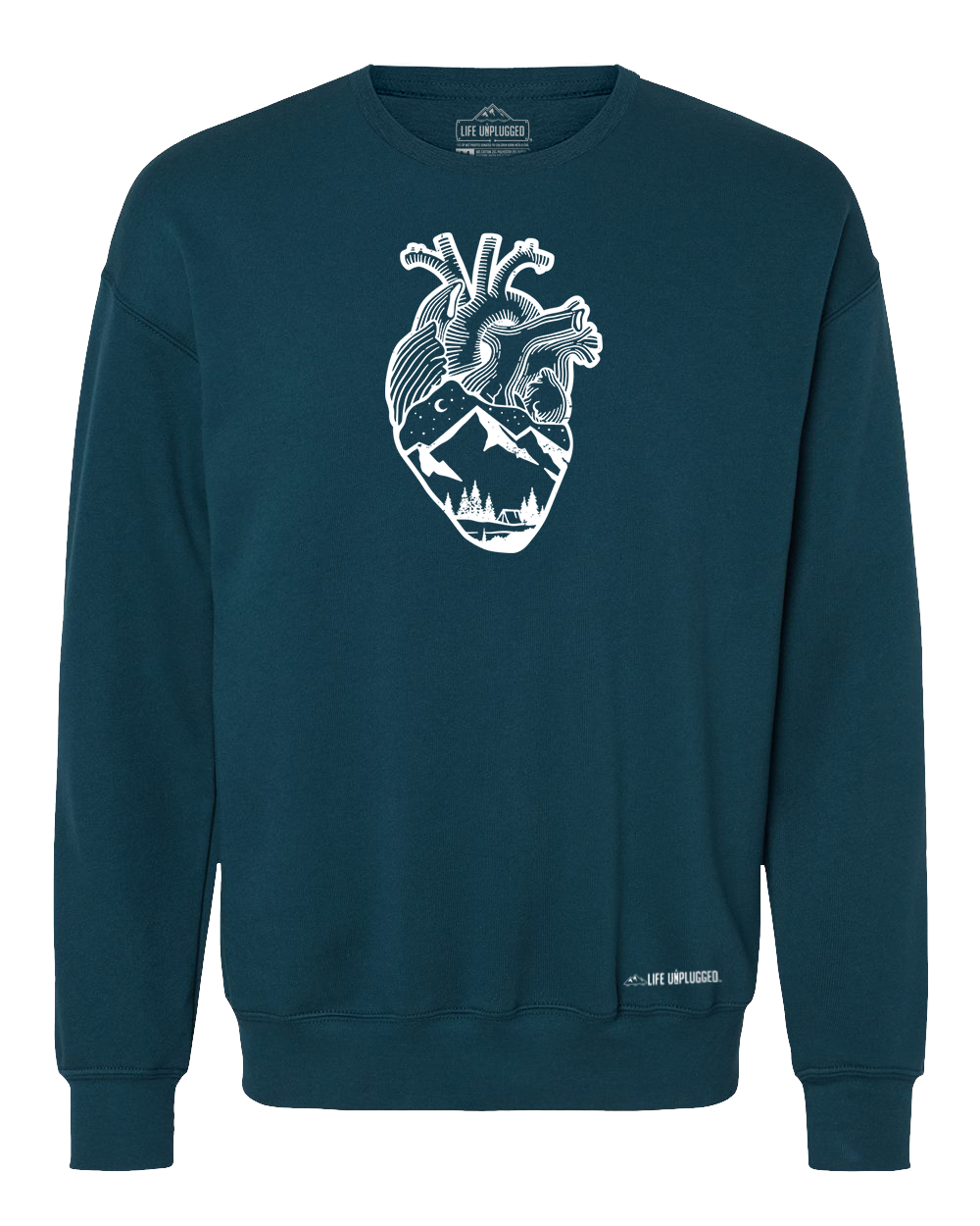 Anatomical Heart (Full Chest) Midweight Super Soft Crewneck Sweatshirt