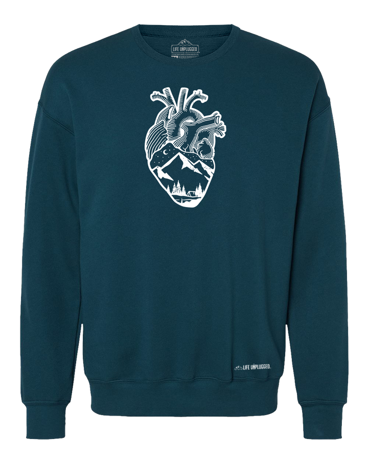 Anatomical Heart (Full Chest) Midweight Super Soft Crewneck Sweatshirt