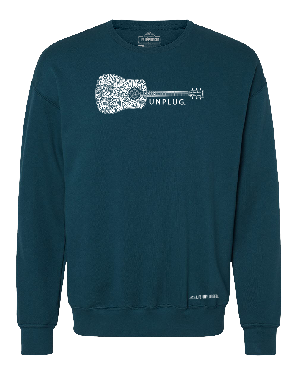 Guitar Midweight Super Soft Crewneck Sweatshirt