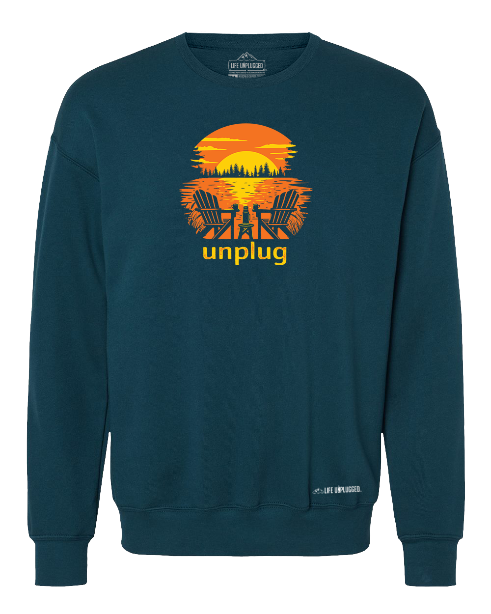 LIMITED DROP! Chairs at Sunset Midweight Super Soft Crewneck Sweatshirt