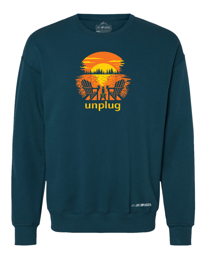 LIMITED DROP! Chairs at Sunset Midweight Super Soft Crewneck Sweatshirt