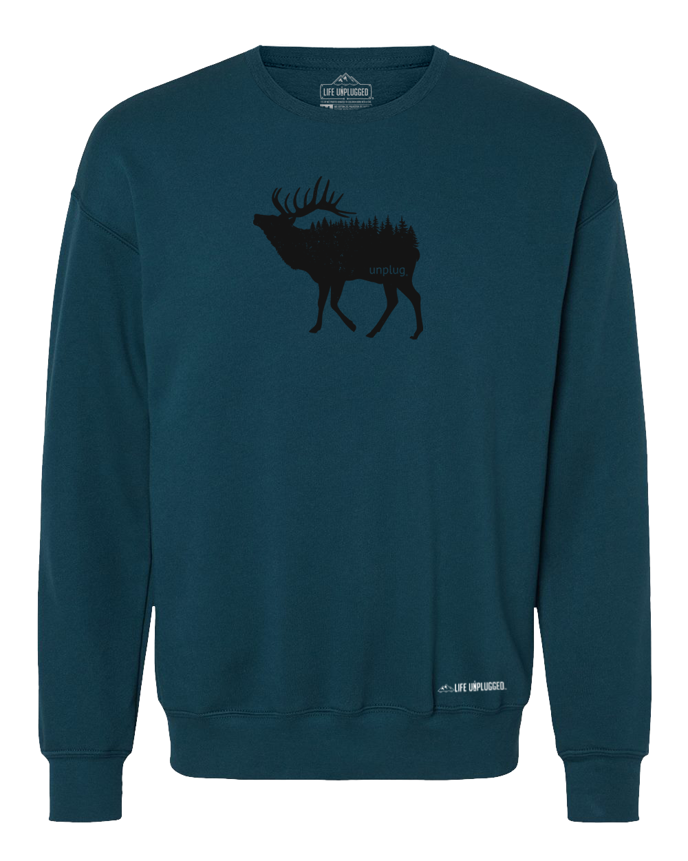 Elk In The Trees Midweight Super Soft Crewneck Sweatshirt