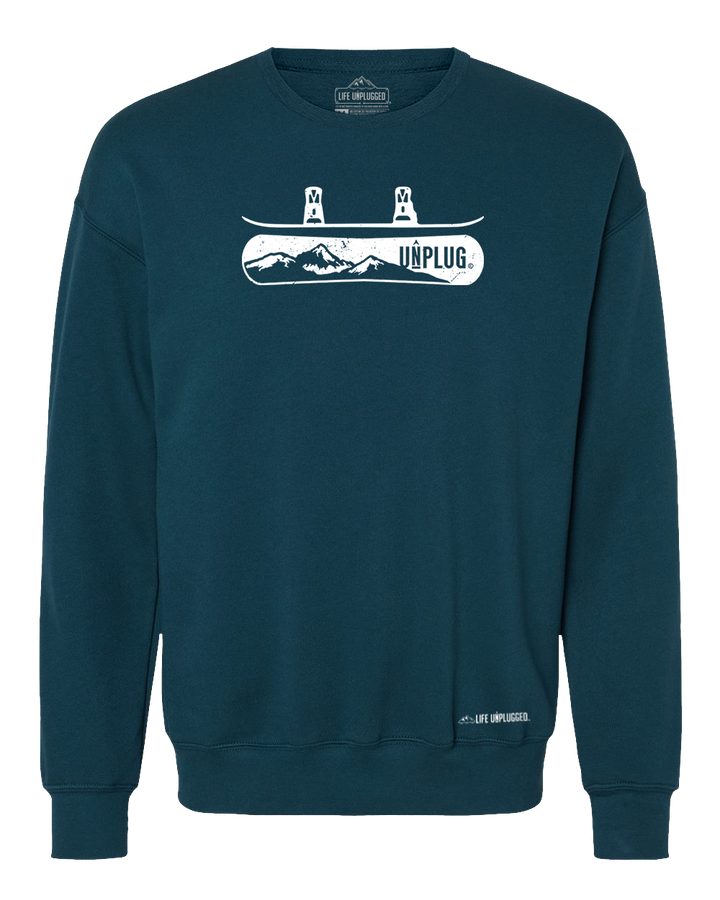 Snowboarding Midweight Super Soft Crewneck Sweatshirt