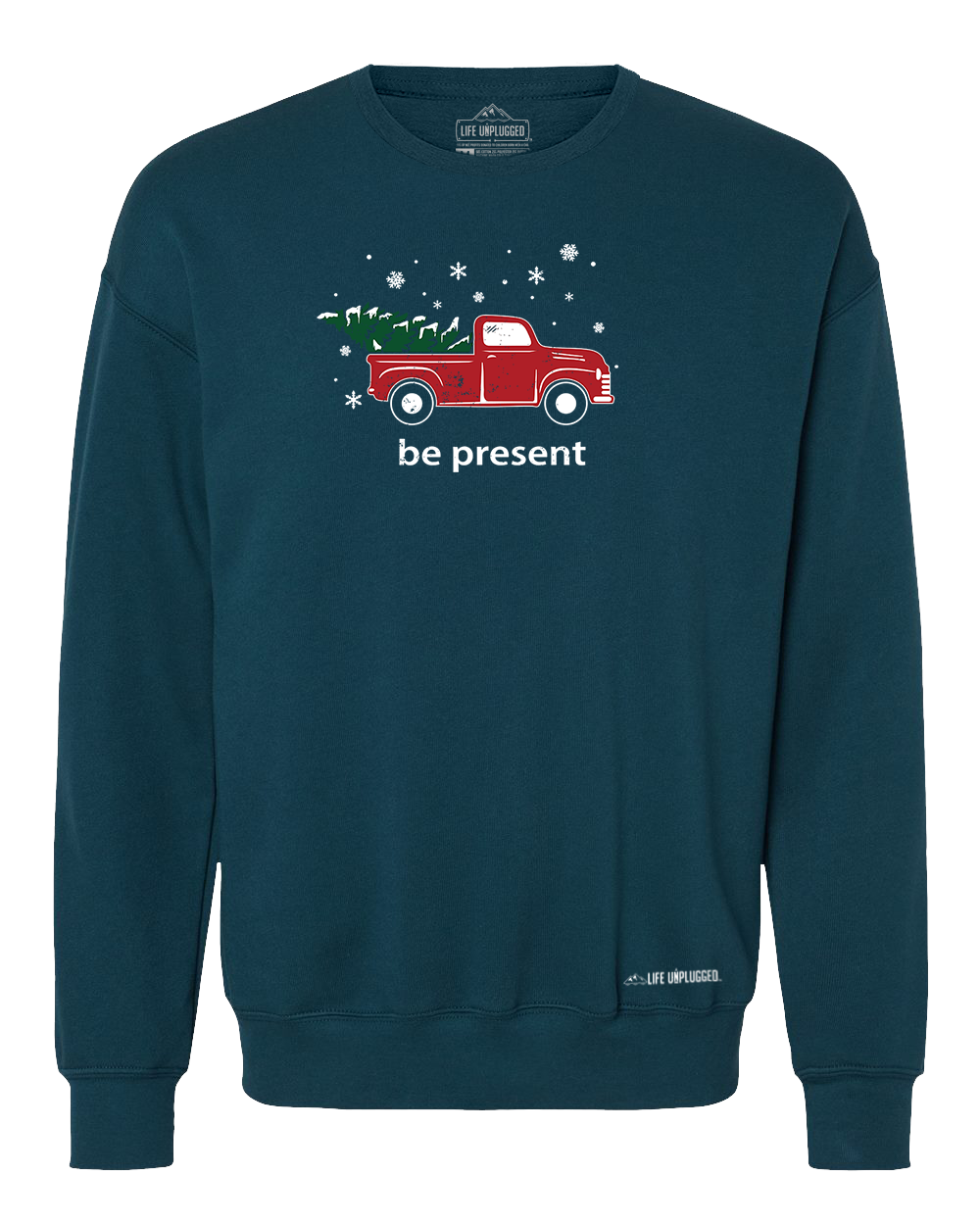 Christmas Tree Truck Midweight Super Soft Crewneck Sweatshirt