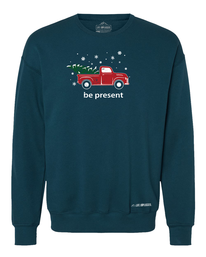 Christmas Tree Truck Midweight Super Soft Crewneck Sweatshirt