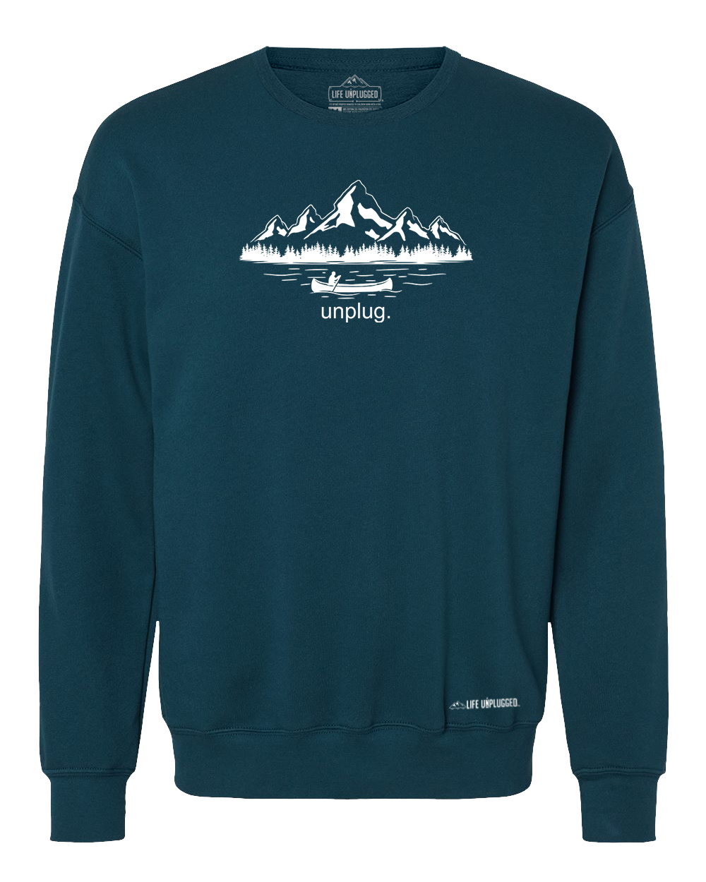 Canoeing In The Mountains Midweight Super Soft Crewneck Sweatshirt