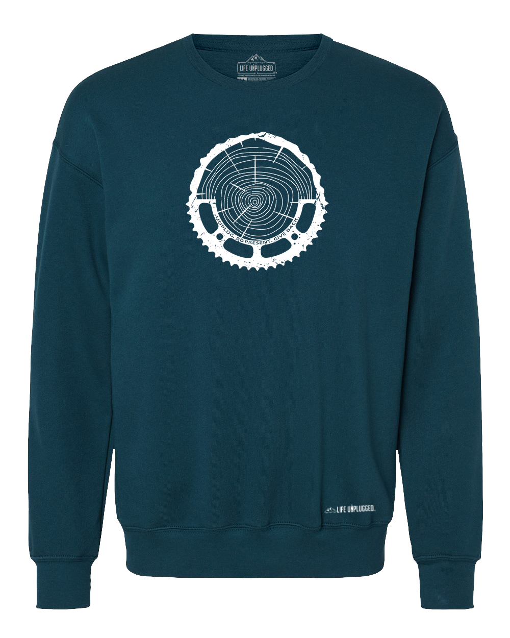 Tree Rings Chainring Midweight Super Soft Crewneck Sweatshirt