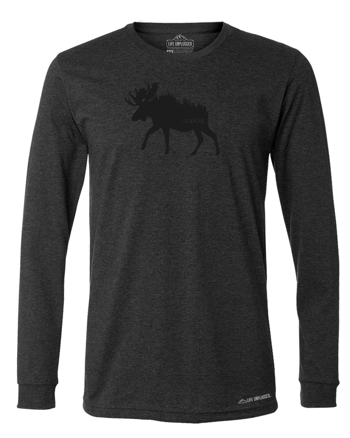 Moose In The Trees Performance Long Sleeve with UPF 50+