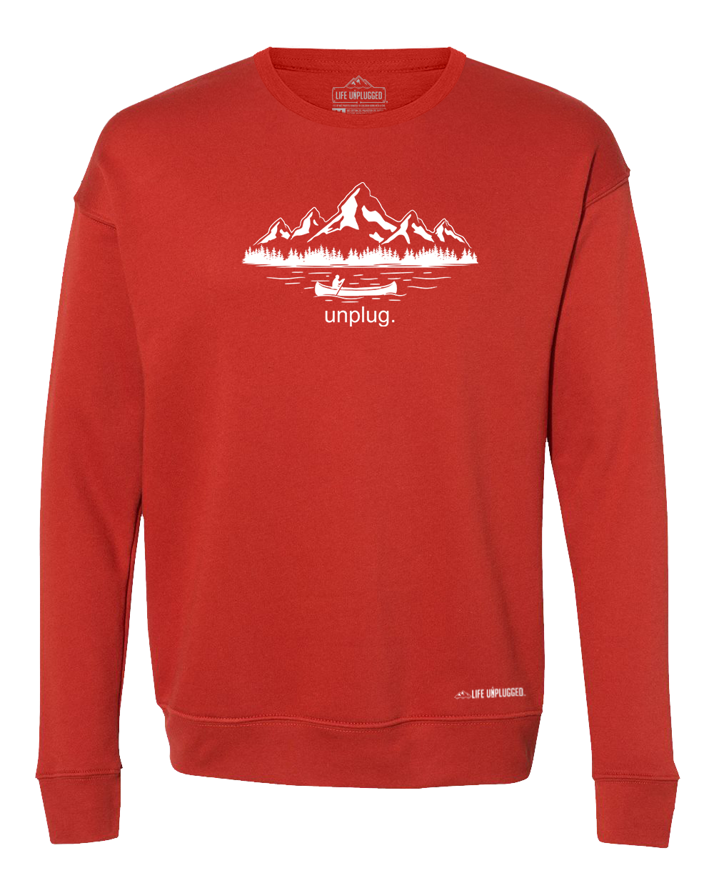 Canoeing In The Mountains Midweight Super Soft Crewneck Sweatshirt