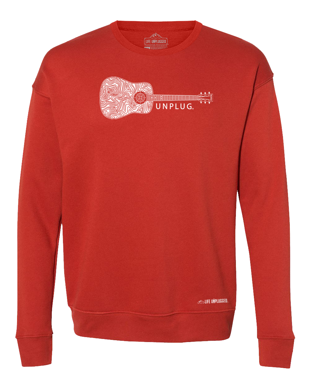 Guitar Midweight Super Soft Crewneck Sweatshirt