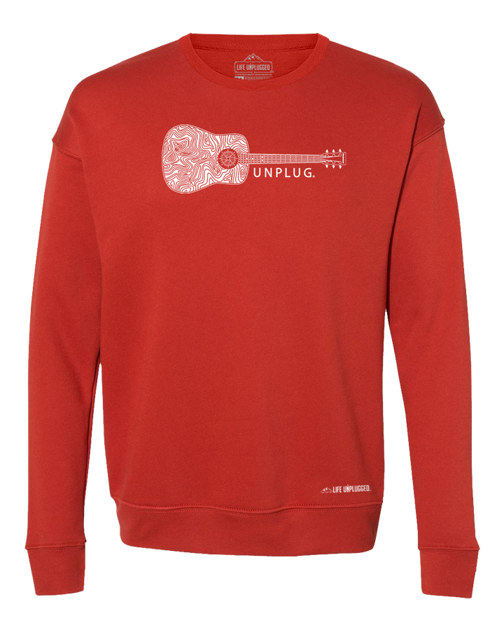 Guitar Midweight Super Soft Crewneck Sweatshirt