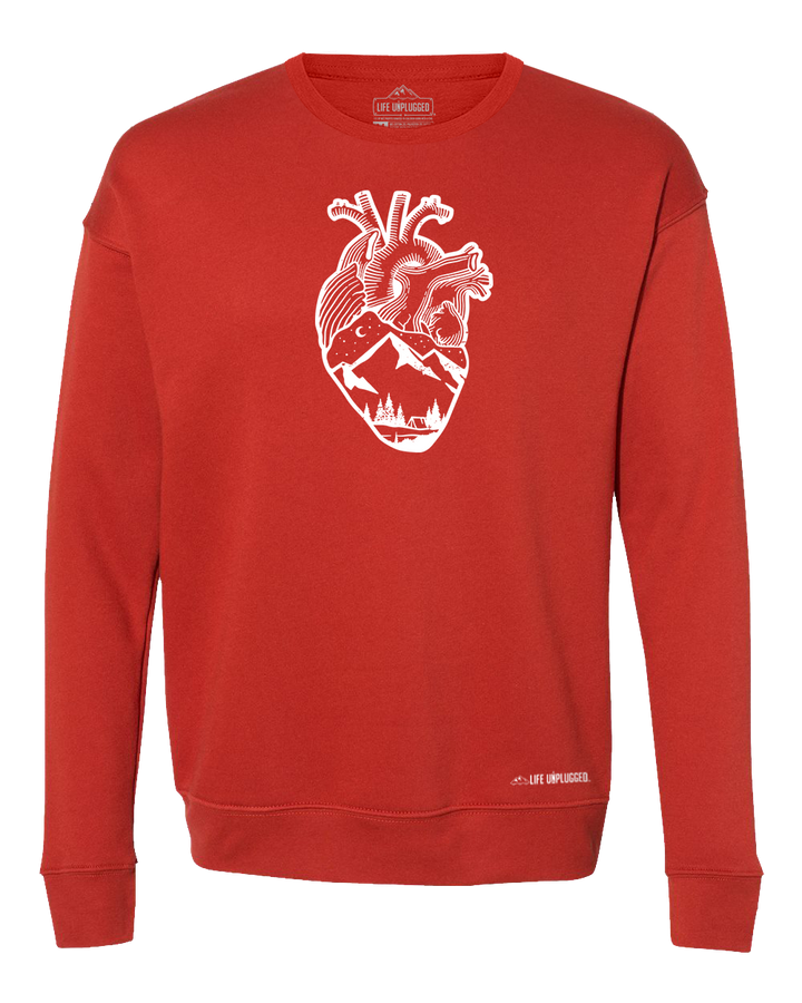 Anatomical Heart (Full Chest) Midweight Super Soft Crewneck Sweatshirt