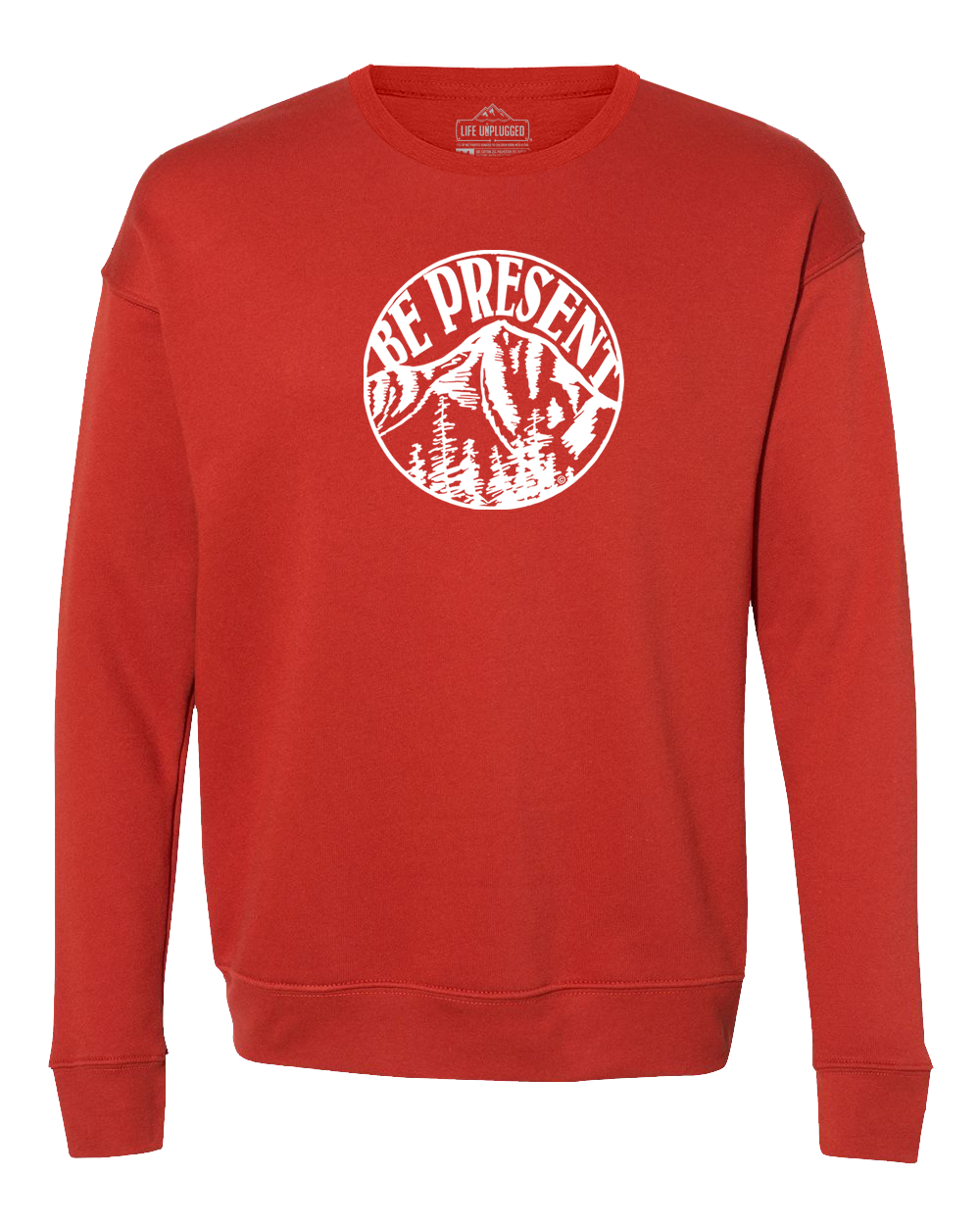 Be Present Mountain Midweight Super Soft Crewneck Sweatshirt