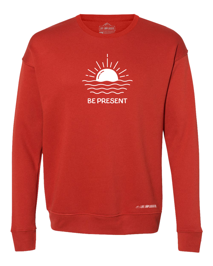 Ocean Sunset Midweight Super Soft Crewneck Sweatshirt