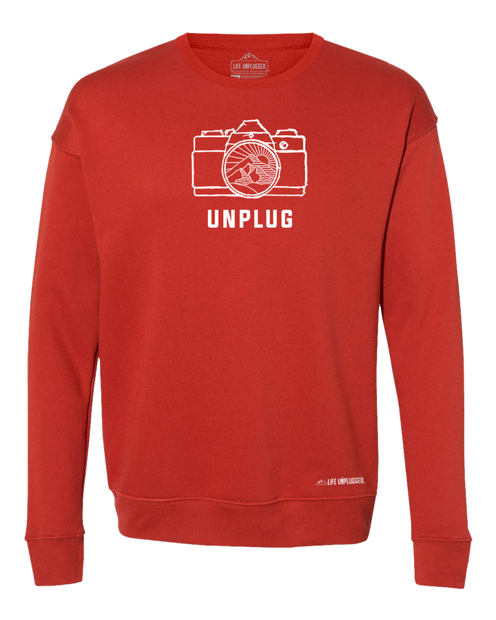 Camera Mountain Lens Midweight Super Soft Crewneck Sweatshirt