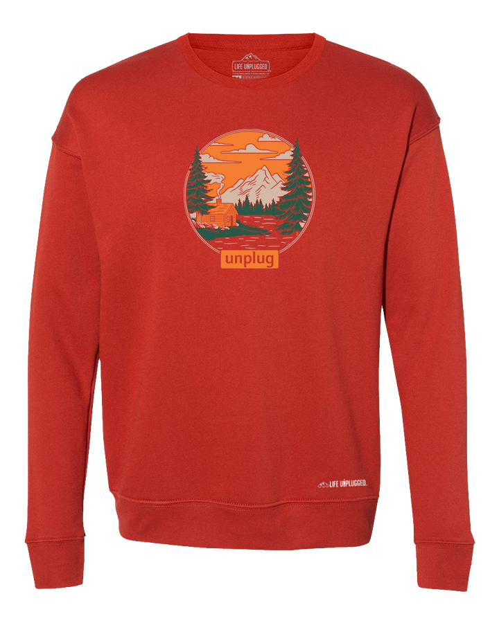 LIMITED DROP! Rustic Mountain Retreat Midweight Super Soft Crewneck Sweatshirt