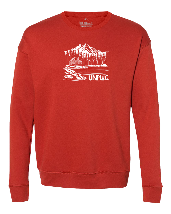 Cabin In The Woods Midweight Super Soft Crewneck Sweatshirt