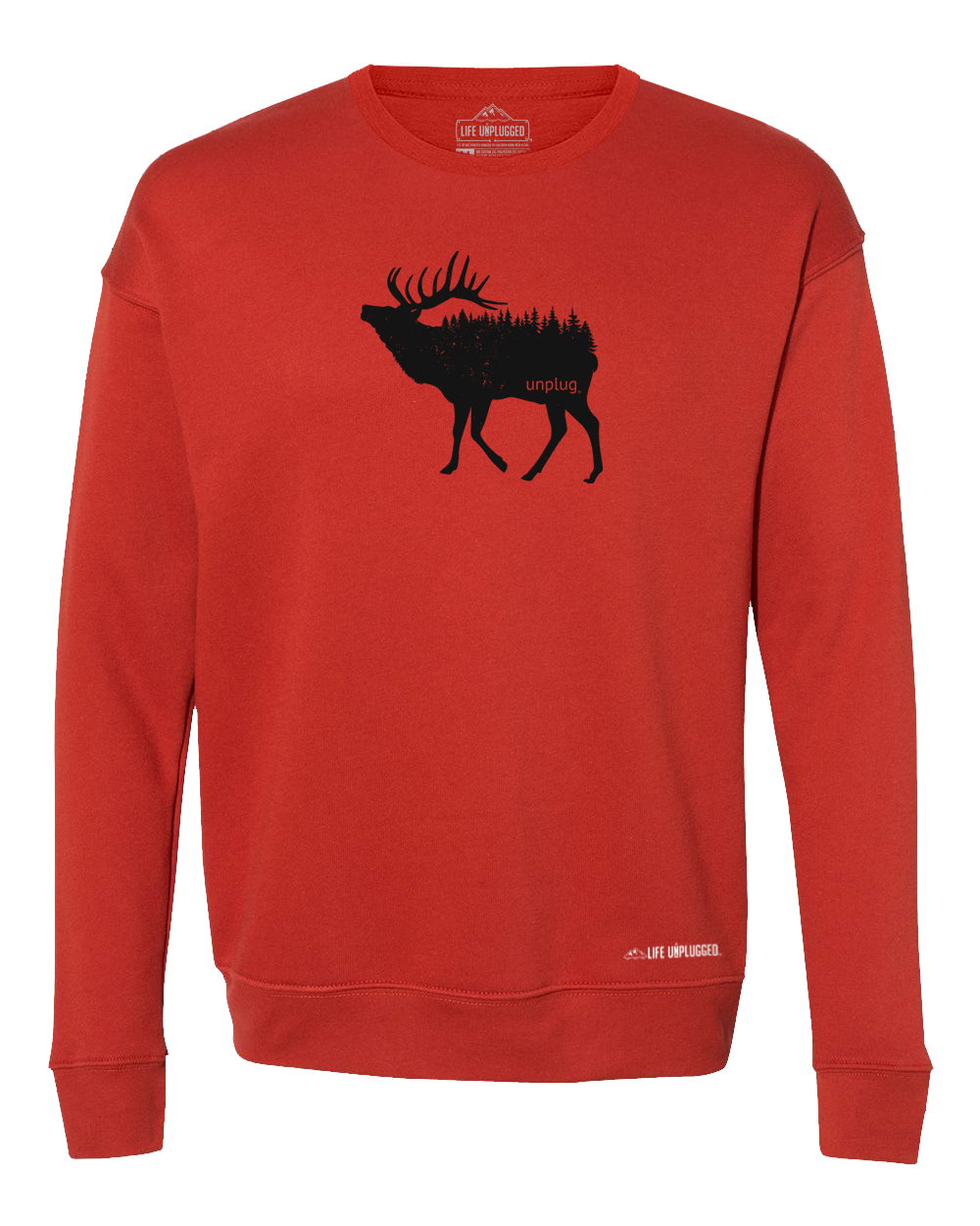 Elk In The Trees Midweight Super Soft Crewneck Sweatshirt