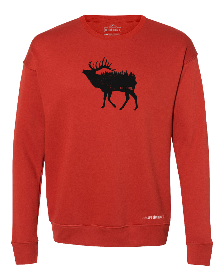 Elk In The Trees Midweight Super Soft Crewneck Sweatshirt