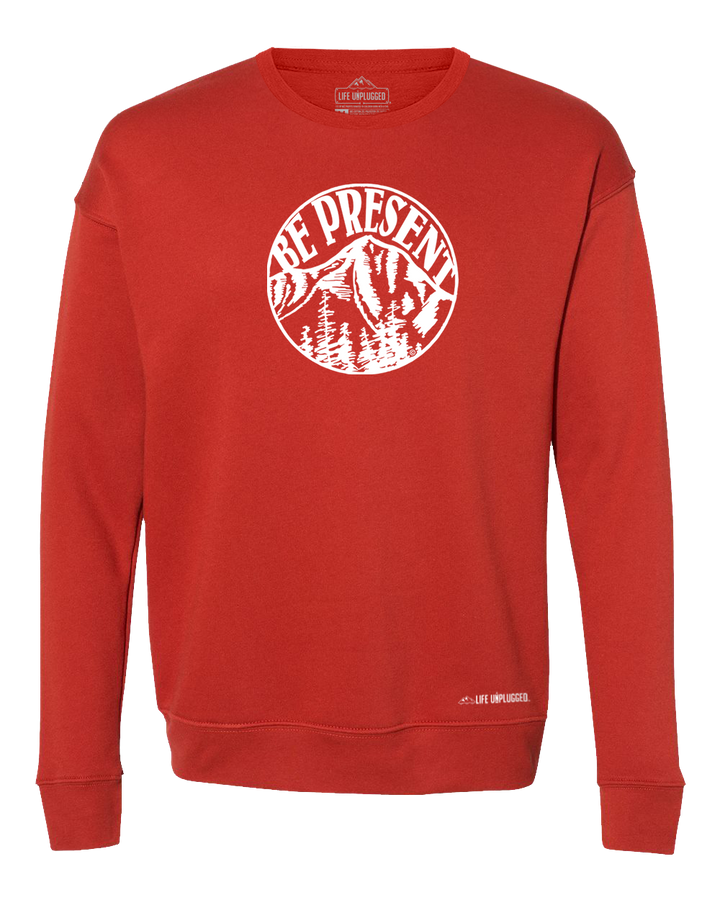 Be Present Mountain Midweight Super Soft Crewneck Sweatshirt