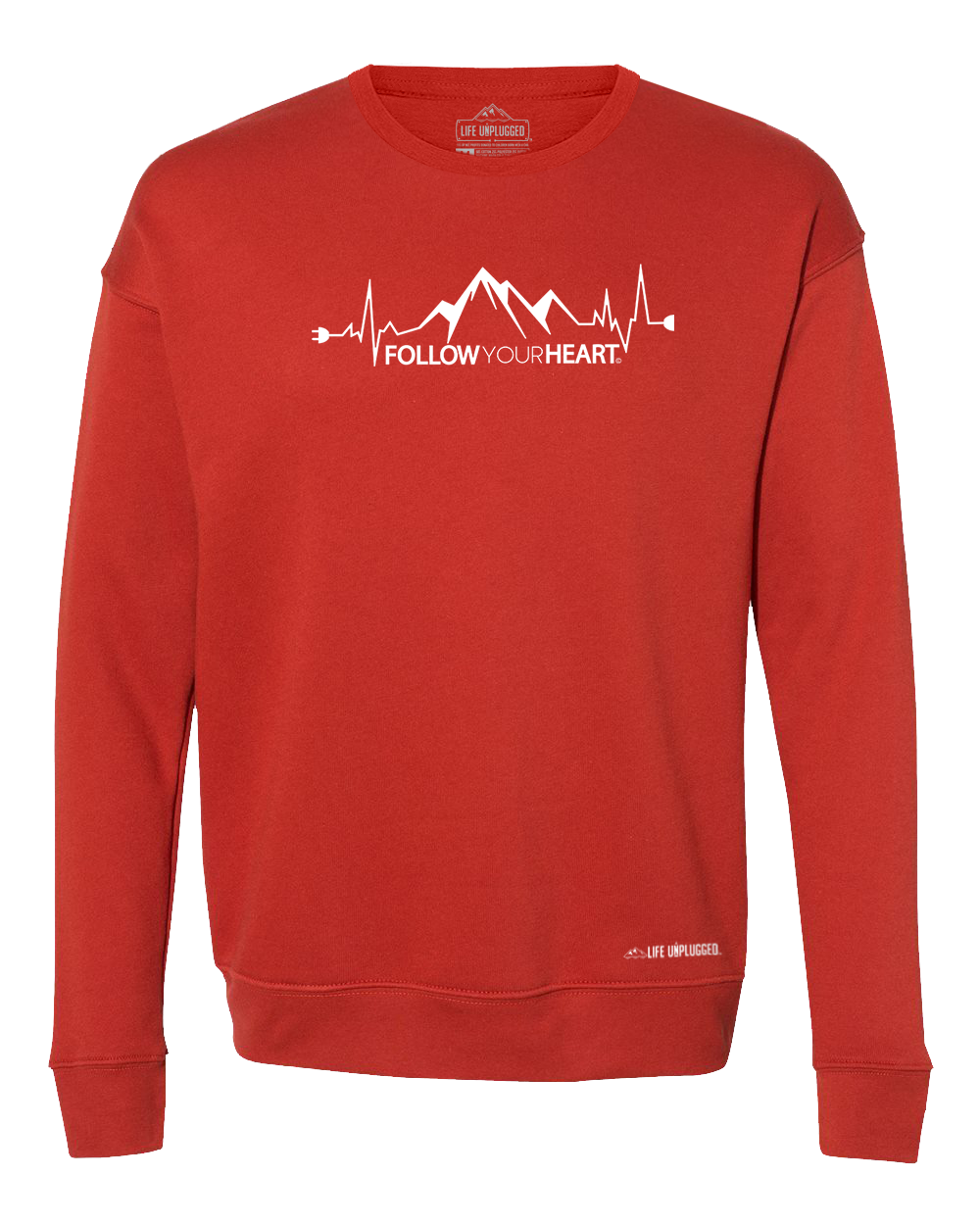 Follow Your Heart Midweight Super Soft Crewneck Sweatshirt